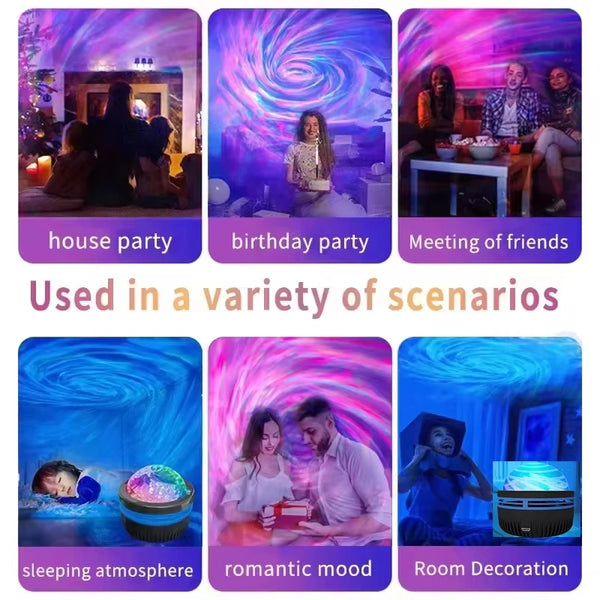 Magiczny Projektor Gwiazd LED