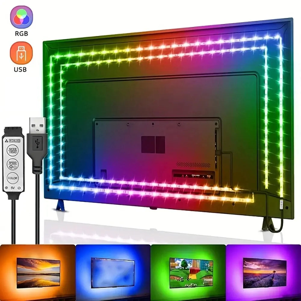 Kolorowe Światła LED na TV
