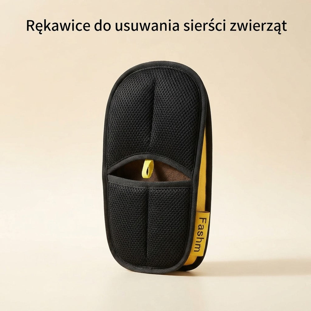 Rękawice do usuwania sierści zwierząt