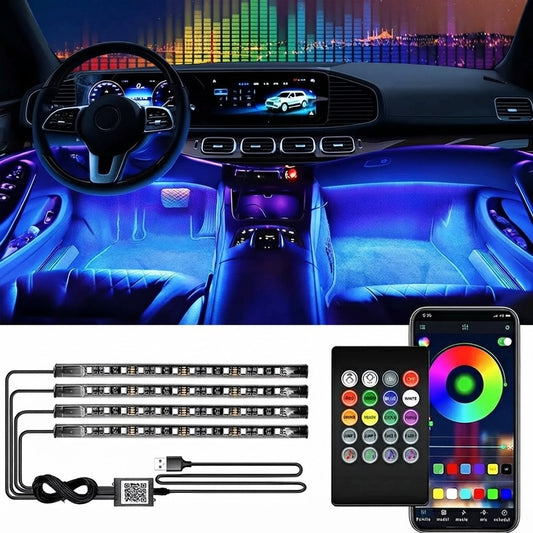 Neonowe Oświetlenie LED RGB do Samochodu